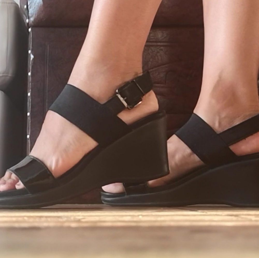Imac wedge sandals made in italy